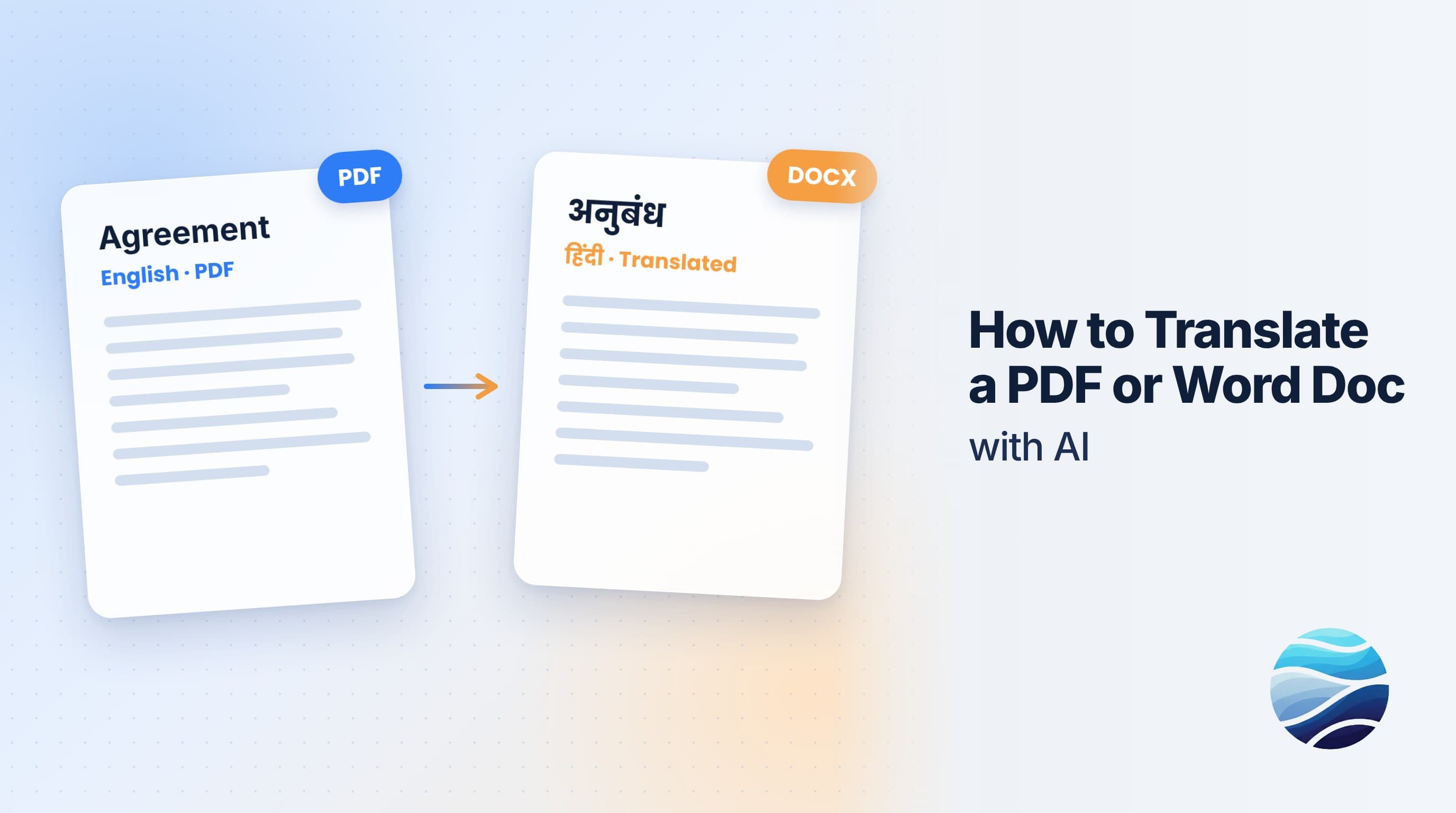 How to Translate a PDF or Word Document with AI
